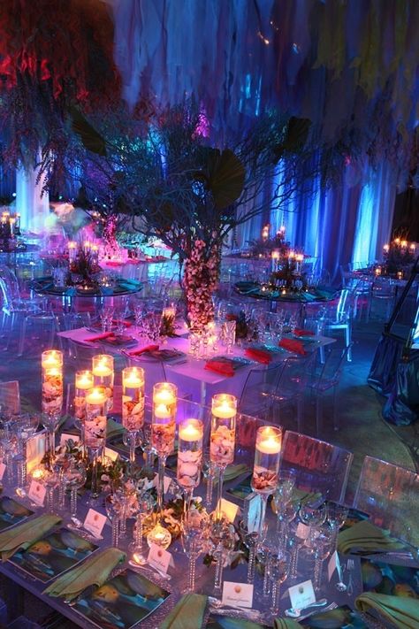 Fantasy Birthday, Enchanted Forest Theme, Debut Ideas, Starry Night Wedding, Prom Themes, Sea Wedding, Prom Theme, Quinceanera Themes, Under The Sea Theme