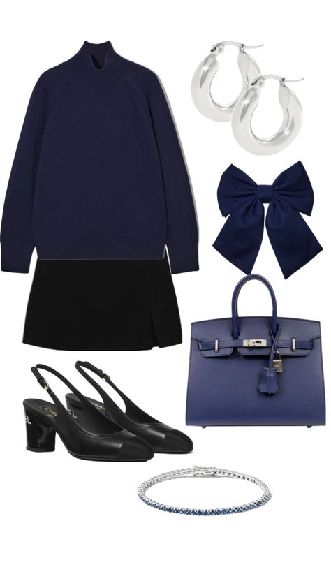 #outfitinspo #outfitideas #outfit #hermes #birkinbag #birkin #chanel #hermesbirkin #silver #navyblue Politician Woman, Daily Outfit Inspiration, Outfit Layout, Everyday Fashion Outfits, Casual Day Outfits, Autumn Outfits, Fancy Outfits, Girly Fashion, Connect With People