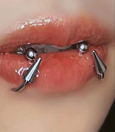 Lip Piercing Horseshoe, Lip Piercing Labret, Orr Piercing, Piercing Lip, Labret Ring, Nose Piercing Ring, Lip Piercing Jewelry, Spiked Jewelry, Lip Stud