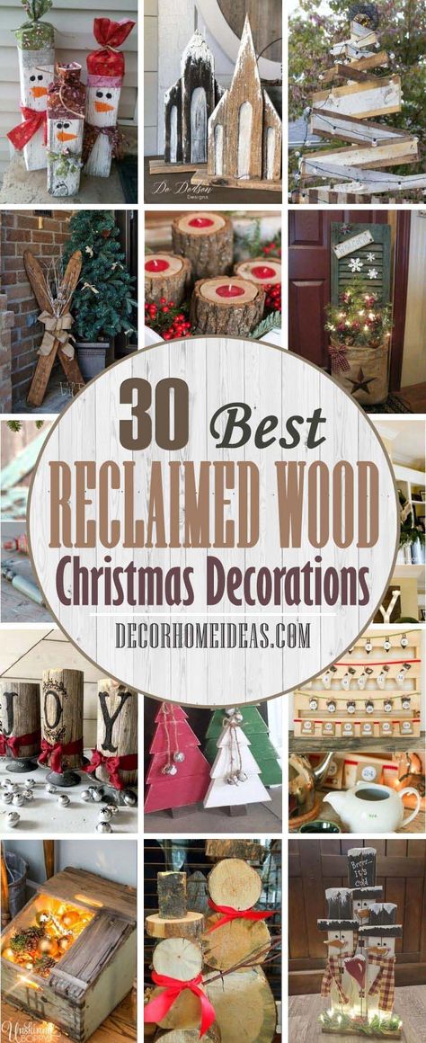 30 Reclaimed Wood Christmas Decorations to Add Rustic Accent To Your Home | Decor Home Ideas Christmas Projects To Sell, Scrap Wood Christmas Projects, Scrap Wood Christmas, Wood Christmas Projects, Wood Christmas Trees Diy, Wood Christmas Decorations, Projects To Sell, Scrap Wood Crafts, Wooden Christmas Crafts