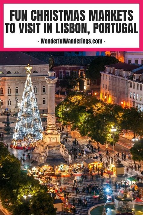 Check this post to see which Lisbon Christmas markets you can't miss this year! Lisbon Christmas, Portugal Christmas, Christmas Travel Destinations, Portugal Vacation, Places In Portugal, Portugal Travel Guide, Christmas Destinations, Ice Skating Rink, Skating Rink