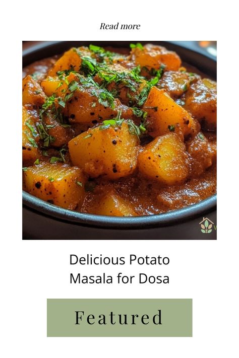 Learn how to make delicious, easy aloo masala in just a few steps! Perfect for dosas or as a flavorful side dish, this classic potato curry comes together quickly. Potato Masala Recipe, Paneer Lababdar, Aloo Masala, Potato Masala, Vegan Indian Recipes, Using A Pressure Cooker, Potato Curry, Masala Recipe, Indian Dishes