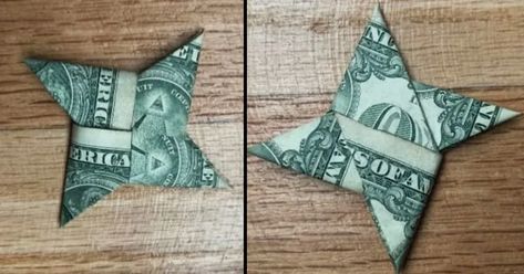 How to Fold Money Origami: 20+ Dollar Bill Guides Folded Dollar Bills Easy, Dollar Oragami, Origami Tooth, 20 Dollar Bill, Fold Dollar Bill, Easy Money Origami, Money Origami Tutorial, Python Language, Money Folding