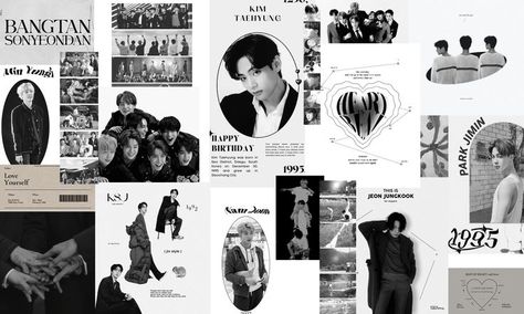 Desktop wallpaper/lockscreen of BTS in monochrome. Useable for some chromebooks. Destop Wallpaper, Bts Laptop Wallpaper, Computer Wallpaper Hd, Pc Desktop Wallpaper, Monochrome Wallpaper, Whatsapp Theme, Hd Wallpapers For Laptop, Bts Wallpaper Desktop, Laptop Wallpaper Desktop Wallpapers