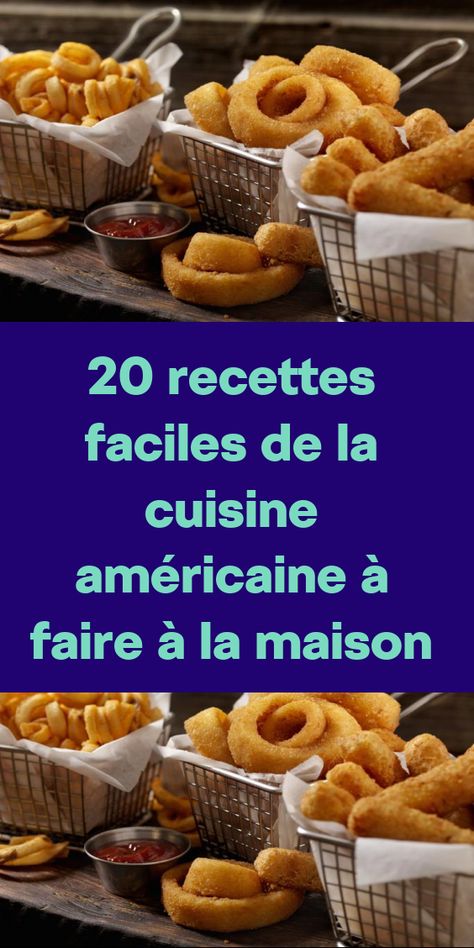 20 recettes faciles de la cuisine américaine à faire à la maison American Buffet, Hosting Brunch, Party Buffet, Waffles, 10 Things, Essen