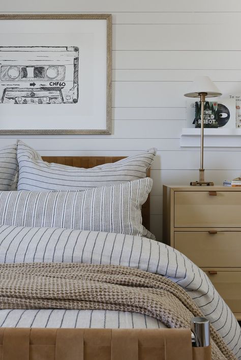 Coastal Boys Bedroom, April Tomlin Interiors, April Tomlin, Fairfield House, Cama Ikea, Moore House, Big Boy Bedrooms, Big Kids Room, Boy Bedroom Design