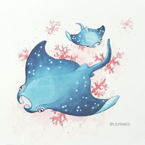 Manta Rays Aesthetic, Cute Manta Ray Drawing, Mantaray Painting, Ray Fish Drawing, Narwal Drawing, Cute Stingray Drawing, Stingray Doodle, Mantaray Drawing, Manta Ray Aesthetic