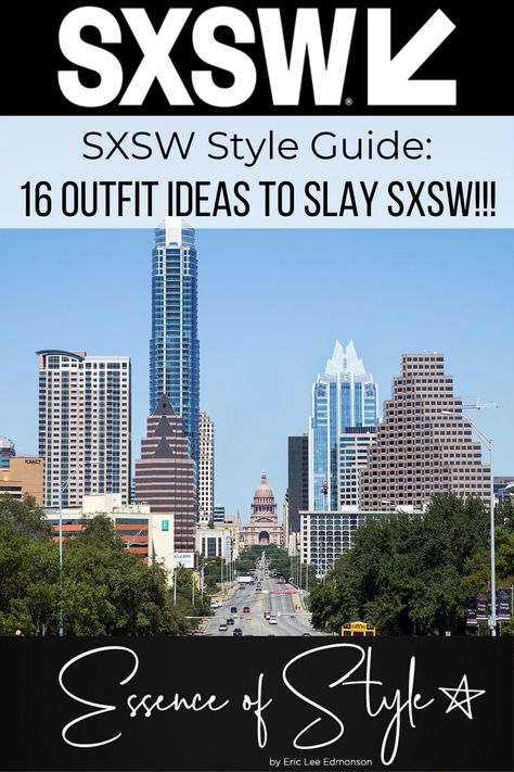 What are you going to wear to SXSW? I can help you answer that question! Check out my SXSW Style Guide with 16 looks to inspire your SXSW slayage! #sxswfashion #sxswoutfit #sxswfashionwhattowear #sxswfashionaustintexas Sxsw Outfit, Sxsw Fashion, Dress Fashion Photography, Personal Style Types, Shoes Fashion Photography, Ootd Women, Crochet T Shirts, Personal Style Inspiration, Business Style