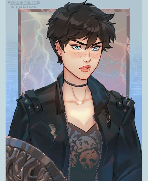 Percy Jackson Thalia, Frostbite Studios, Pjo Series, Zio Rick, Thalia Grace, Frank Zhang, Daughter Of Zeus, Dibujos Percy Jackson, Piper Mclean