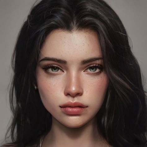 Artbreeder Girl, Artbreeder Portraits, Character Inspiration Girl, Art Breeder, Digital Portrait Art, Face Characters, Face Photography, Model Face, Girls Characters