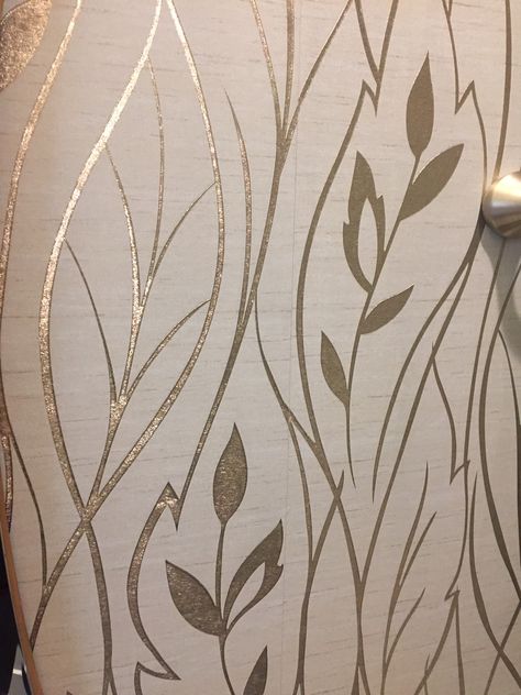 Gold leaf / spa aqua wall paper Gold Leaf Wallpaper, Moulding Design, Painting Themes, Bedroom Wallpapers, Aqua Wall, Gold Foil Wall Art, Villa Decor, Aqua Walls, Foil Wall