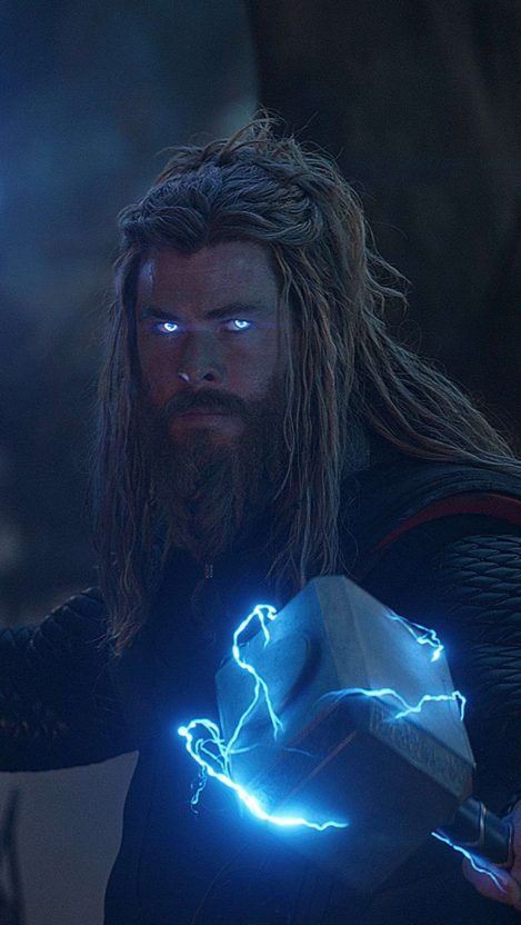 Thor Avengers Endgame Final Battle iPhone Wallpaper - iPhone Wallpapers Mcu Wallpaper, Thor Wallpaper, Diy Poster, Thor Odinson, Chris Hemsworth Thor, Marvel Wall, God Of Thunder, Avengers Wallpaper, Marvel Thor