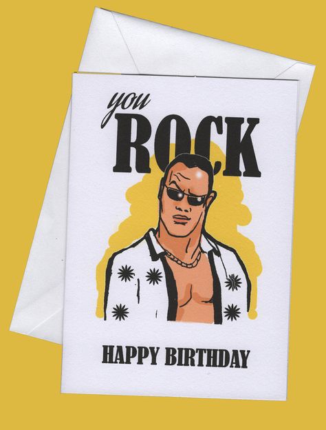 Dwayne Johnson Birthday Party, Birthday Poems For Daughter, Eastern Star Quotes, Happy Birthday Drinks, Rock Dwayne Johnson, Wrestling Birthday, Rock Birthday, Daughter Poems, Cool Birthday Cards