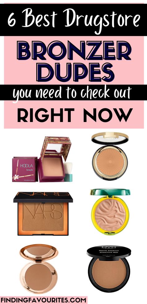 best drugstore bronzer dupes for high-end bronzers Hoola Caramel Bronzer, Bronzers For Fair Skin, Best Powder Bronzer, Best Bronzer Drugstore, Best Drugstore Bronzer For Fair Skin, Best Bronzer For Medium Skin, Bronzer Drugstore, Best Drugstore Contour, Bronzer Products