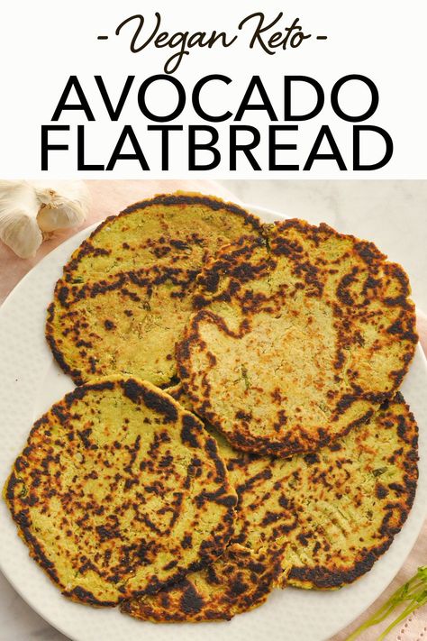 Avocado Flatbread, Summer In New York City, Nutritarian Recipes, Easy Keto Bread Recipe, Summer In New York, Avocado Bread, Keto Bread Recipe, Wraps Recipes, Vegan Paleo Recipes