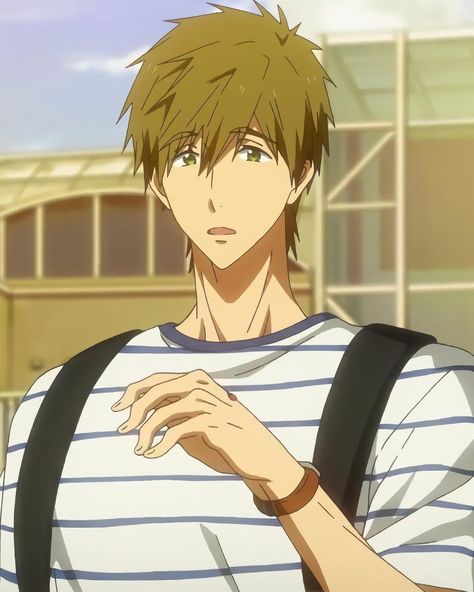 Free! Anime Makoto, Anime Green Hair, Free Makoto, Makoto Tachibana, Future Boy, Splash Free, Free Iwatobi Swim Club, Free Iwatobi, Creative Profile Picture