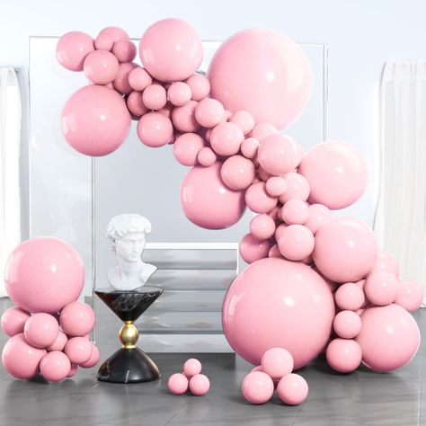 Amazon.com: PartyWoo Light Pink Balloons, 100 pcs Pink Balloons Different Sizes Pack of 36 Inch 18 Inch 12 Inch 10 Inch 5 Inch for Balloon Garland as Birthday Decorations, Wedding Decorations, Party Decorations : Home & Kitchen 36 Inch Balloons, Paper Streamers, Garland Arch, Balloon Pump, Black Balloons, Anniversary Decorations, Matte Pink, White Balloons, Arch Kit