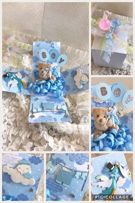 Diy Gender Reveal, Gender Reveal Box, Baby Gender Reveal Party Decorations, Idee Babyshower, Gender Reveal Gifts, Baby Shower Deco, Ideas Baby Shower, Baby Shower Vintage, Shower Desserts