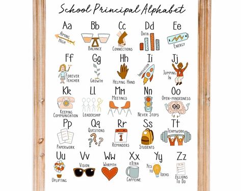 School - Etsy Principal Day Appreciation, School Principal Gifts Ideas, New Principal Gift Ideas, Principal Appreciation Month, Principal Gift Ideas From Staff, Principal Christmas Gifts, Principal Gifts From Students, Principals Day Ideas Appreciation Gifts, School Office Decorating Ideas Principal