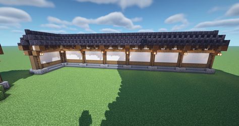 Towers Minecraft, Japanese Minecraft Builds, Minecraft Wall Designs, Minecraft Japanese House, Minecraft Shops, Minecraft Wall, Rumah Minecraft Sederhana, Japanese City, Minecraft Structures