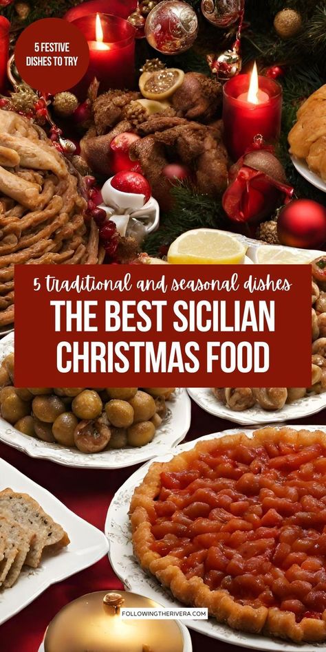 Sicilian Christmas Food | Christmas In Sicily | Sicily Christmas | Sicilia | Natale | Cibo Di Natale | Sicilian Food | Sicily Food | Sicily Travel | Sicily Trip | Travel To Sicily Sicily Restaurant, Sicilian Christmas, Italian Christmas Eve Dinner, Sicily Trip, Travel Sicily, Italian Christmas Traditions, Sicily Food, Sicilian Food, Italian Christmas Recipes