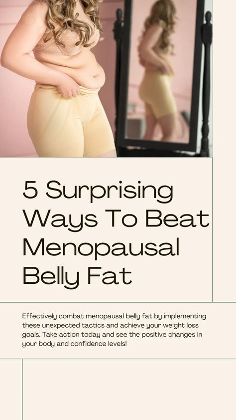 If you suffer from menopausal belly fat here are 5 tips to help you get rid of it for good. #menopause #menopausalbelly #hormonalbelly #fitover40 Menopausal Belly, Belly Busters, Fit Club, How To Regulate Hormones, Healthy And Fit, Body Challenge, Deep Breathing Exercises, Live Healthy, Inspiring Women