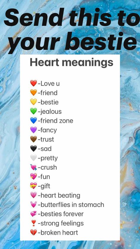 Don’t hold back memorize these Send To Ur Bestie, Heart Meanings, Love U Friend, Emojis Meanings, Spongebob Background, Words For Best Friend, Coding Quotes, Code Meaning, Best Friend Quiz