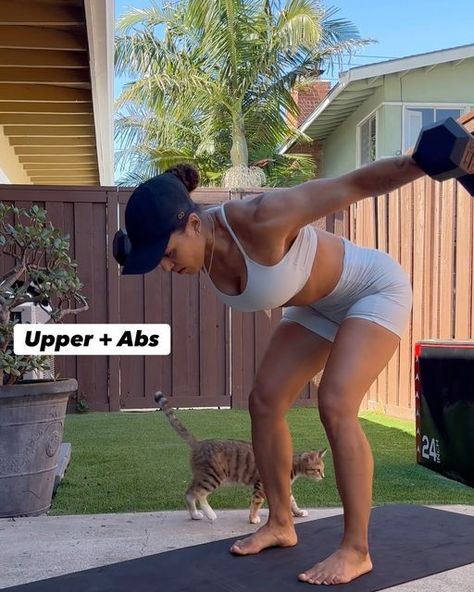 Upper Abs Workout, Upper Ab Workout, Reverse Fly, Upper Back Muscles, Upper Abs, Improve Posture, Dumbbell Workout, Back Workout, Morning Workout