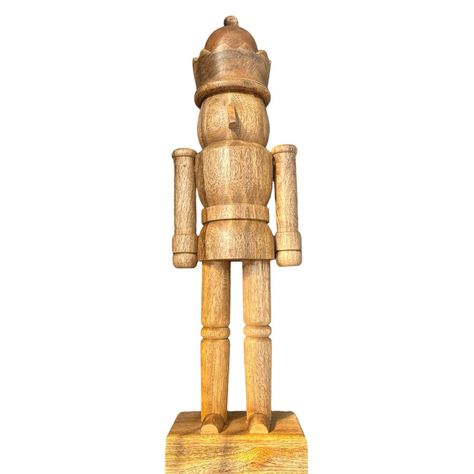 Tiktok Christmas Nutcracker Natural Wood Holiday Time Studio Mcgee Dupe Tiktok Christmas, Tiktok Viral, Studio Mcgee, Nutcracker Christmas, Holiday Time, Nutcracker, Home Accents, Natural Wood, Shop House