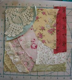 Antique Lace Repurpose, Vintage Quilt Block Patterns Free, Doily Quilt, Crazy Quilt Tutorials, Crazy Patchwork Quilt, Linen Projects, Lace Quilt, Shabby Chic Quilts, Crazy Quilts Patterns