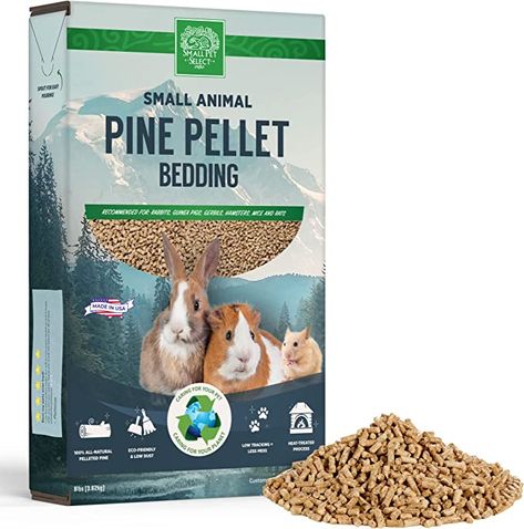 Amazon.com : Small Pet Select All Natural Pellet Bedding, 8 lb. : Pet Supplies Best Small Pets, Small Pet Bed, Rabbit Bedding, Small Animal Bedding, Guinea Pig Bedding, Chicken Signs, Natural Bedding, Small Animal Supplies, Safe Cleaning Products