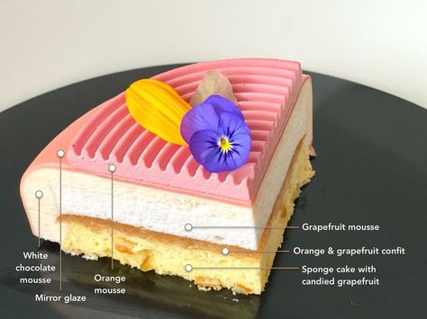 LIMA Delights on Instagram: “Orange and Grapefruit Mousse Cake A light and refreshing citrus mousse cake for a hot summer day 😍🍊💦 🌞 Layers from the bottom: sponge…” Candied Grapefruit, Orange Mousse, Spanish Desserts, Raspberry Mousse, Chocolate Sponge Cake, White Chocolate Mousse, Mirror Glaze, Cupcake Ideas, Just Cakes