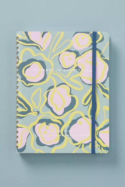 Anthropologie Office, Goals Journal, Mindset Is Everything, Goal Journal, Home Decor Products, Guided Journal, Diy Desk, Spring Home Decor, Planner Cover