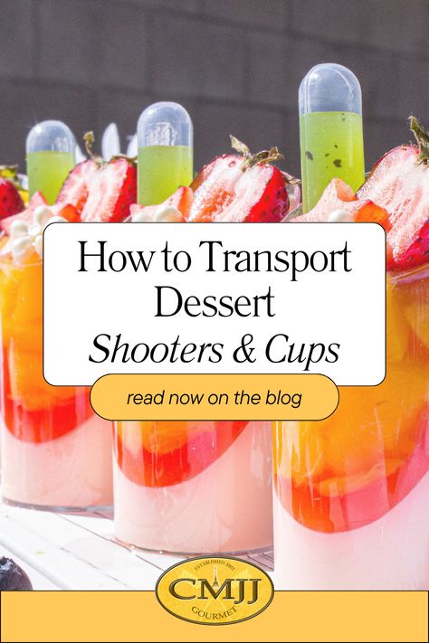 Dessert shooters and cups have become increasingly popular for parties, catering events, and even everyday enjoyment. But, how to transport dessert cups safely and hassle-free? Read on and find out! How To Transport Dessert Shooters, Dessert Shooters Wedding Recipe, Fruit Shooters, Appetizer Shooters, Dessert Shooters Wedding, Strawberry Shooters, Desert Shooters, Shot Glass Appetizers, Mini Dessert Shooters