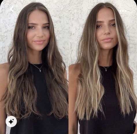 Brunette Balayage Hair, Girl Dinner, Brown Hair Balayage, Balayage Brunette, Brunette To Blonde, Brown Blonde Hair, Brown To Blonde, Hair Stuff, Hair Inspo Color