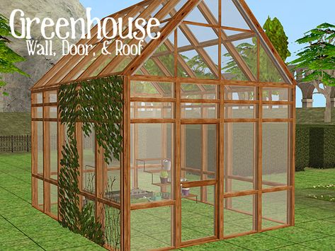 Greenhouse Defaults! I just got Seasons, I've had it for about two weeks now and that was two damn weeks too long with the EA textures! Wood by Goat, Colors by Pooklet/Aelia DOWNLOAD   |   DOWNLOAD... Sims 4 Roof Cc, Sims Furniture, Victorian Greenhouses, Sims 4 Cas Mods, Sims 4 Bedroom, Sims 4 House Design, Sims Building, Casas The Sims 4, Sims House Design