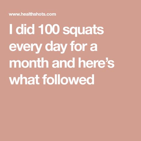 I did 100 squats every day for a month and here’s what followed 30 Squats A Day Results, 100 Exercise Challenge, Situps Challenge 30 Day, 100 Squats A Day Challenge, 100 Challenge Workout, How Many Squats A Day To See Results, 30 Day But Challenge Squats, 90 Day Fitness Challenge, 50 Squats A Day Challenge