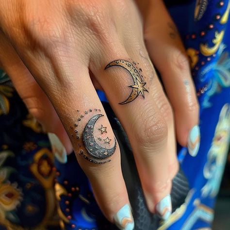 Leaf ring tattoo