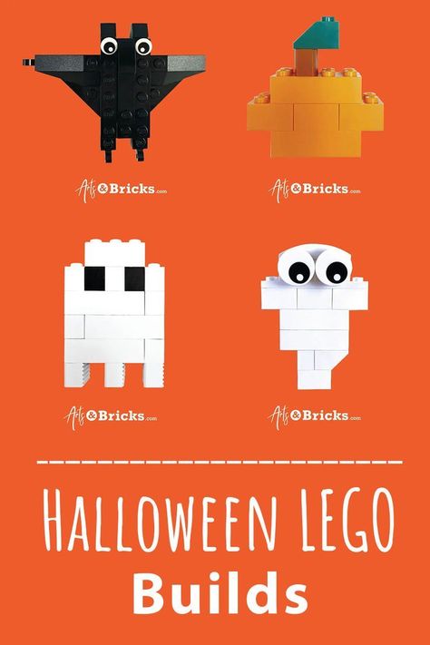 Halloween Lego Sets, Halloween Lego, Lego Basic, Lego Decorations, Lego Halloween, Lego Challenge, Lego Club, Halloween Figures, Lego Diy