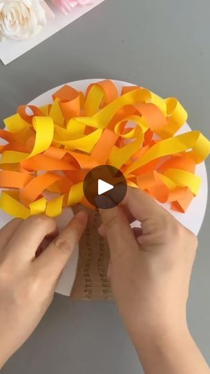 Twisted Paper Tree, Tissue Paper Tree, Paper Tree Classroom, Fall Tree Craft, Tree With Branches, Paper Video, October Ideas, 3d Tree, 3d Paper Art