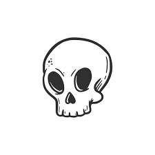 77 Clip Art Of Simple Skull Tattoo Designs Illustrations & Clip Art - iStock Tattoo Outline Designs, Skull Tattoo Outline, Simple Skull Tattoo, Tiny Skull Tattoos, Small Skull Tattoo, Skull Tattoo Designs, Simple Tats, Skull Hand Tattoo, Basic Tattoos