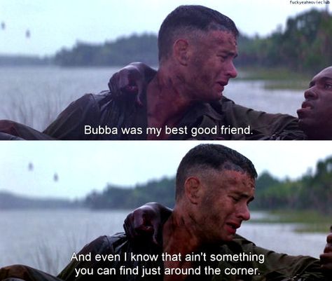 Bubba was my best good friend <3 Forrest Gump Quotes, Robert Zemeckis, Movies Scenes, Forest Gump, Favorite Movie Quotes, Septième Art, Forrest Gump, Movie Lines, Film Quotes