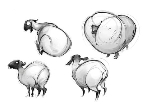 Pin by Dirler Oriane on Character design//Animation | Pinterest Sheep Drawing Reference, Lamb Art, Sheep Drawing Illustration, Sheep Creature Design, Sheep Character Design, Sheep Illustration Design, Fantasy Sheep Concept Art, Sheep Drawing, Expression Sheet