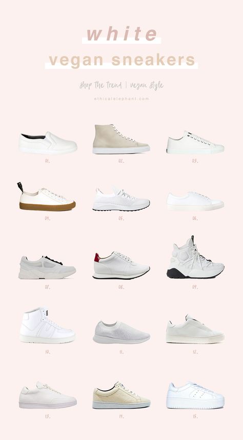 The 12 Best White Vegan Sneakers in 2019 | Shop the Trend - Vegan Style Vega Sneakers Shoes, Vegan Sneakers Women, Vegan Trainers, Sneaker Ideas, Sneakers Guide, Casual White Sneakers, Ethical Shoes, Minimalist Wardrobe Essentials, Vegan Shoes Women