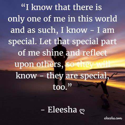 Without a doubt, you are a very special person, as there is only one of you in this world. Regardless of how you feel about yourself today, it is essential that you value this inner feeling and belief. Let that special part of you shine and reflect on others, so they will know - they are special, too. ~ @Eleesha ღ ~ Love & Light ❤️ (Share ❤️ with a #Friend ) ...ღ #affirmation #inspirationalquotes #lifequotes #lifeslearning #motivationalpage #motiv Special Person Quotes, Person Quotes, Funny Marriage Advice, Marriage Advice Quotes, I Am Special, Advice For Newlyweds, Lord Help, Morning Mantra, Lord Help Me