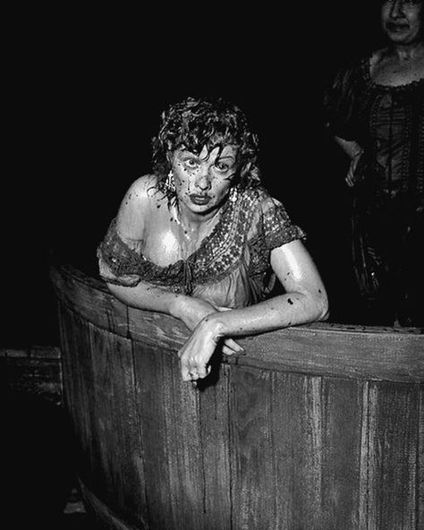 Vintage Everyday | Lucille Ball after shooting the famous grape stomping scene in 1956’s “Lucy’s Italian Movie” episode of I Love Lucy. | Instagram I Love Lucy Aesthetic, Lucille Aesthetic, Lucy Aesthetic, Lucy Core, Grape Stomping, Lucy Loo, Lucy Ball, Vintage Everyday, Big House