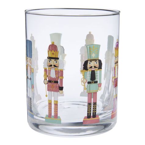 Watercolor Holiday Nutcracker Double Old Fashioned Glass by World Market Watercolor Holiday, Cookie Decorating Party, Christmas Glasses, Candy Christmas Decorations, Christmas Cookies Decorated, Old Fashioned Glass, Beverage Napkins, Christmas Wonderland, The Nutcracker