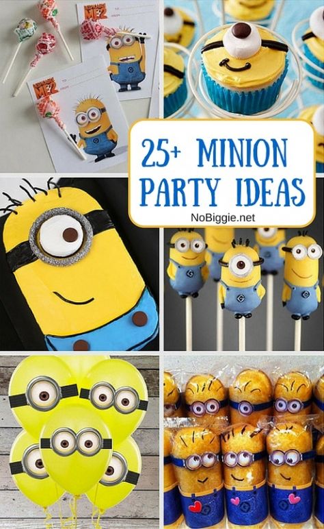 25+ minion party ideas - NoBiggie.net Minion Party Ideas, Sweet Treats Party, Despicable Me Party, Minion Theme, Minion Birthday Party, Minion Birthday, Minion Party, Star Wars Party, 3rd Birthday Parties