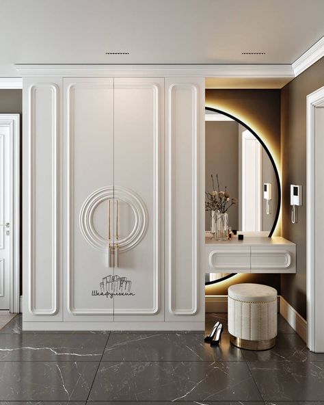 Modern Classic Home, Home Bedroom Design, Wardrobe Design Modern, Dressing Room Closet, Dream Closet Design, House Interior Design Styles, Neoclassical Interior, Wardrobe Door Designs, Luxury Closets Design