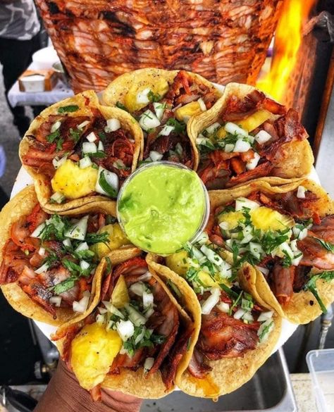 The king of the taco? The Taco Al Pastor - I keep hearing about them, however yet to try! Who knows if they are as delicious as they look? 😋 🌮 🌮 📷 @latiendita.mex LaTiendita - Mexican Food & Candy #stayathome Tacos al Pastor! 🔥🔥🌮🌮🌮 Need ingredients?? www.latiendita.co.uk . Shop over 400 authentic Mexican 🇲🇽 products online www.latiendita.co.uk . or visit the point of sale in London/Fulham 365 New Kings Road, SW64RJ . Tacos Photography, Tacos Pastor, Tacos Al Pastor Recipe, Delicious Tacos, Tacos Al Pastor, Food Receipt, Mexican Food Recipes Easy, Sugary Drinks, Avocado Recipes